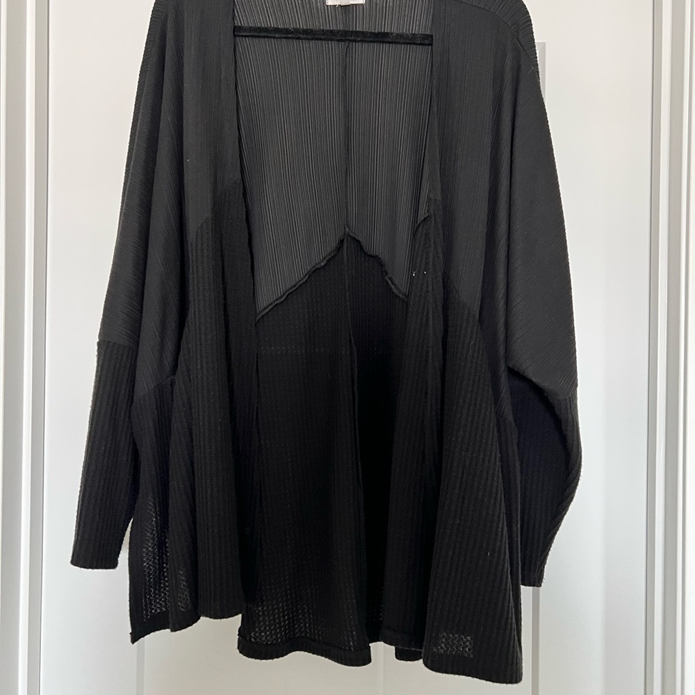 Maurices Black Open-Front Cardigan Sweater